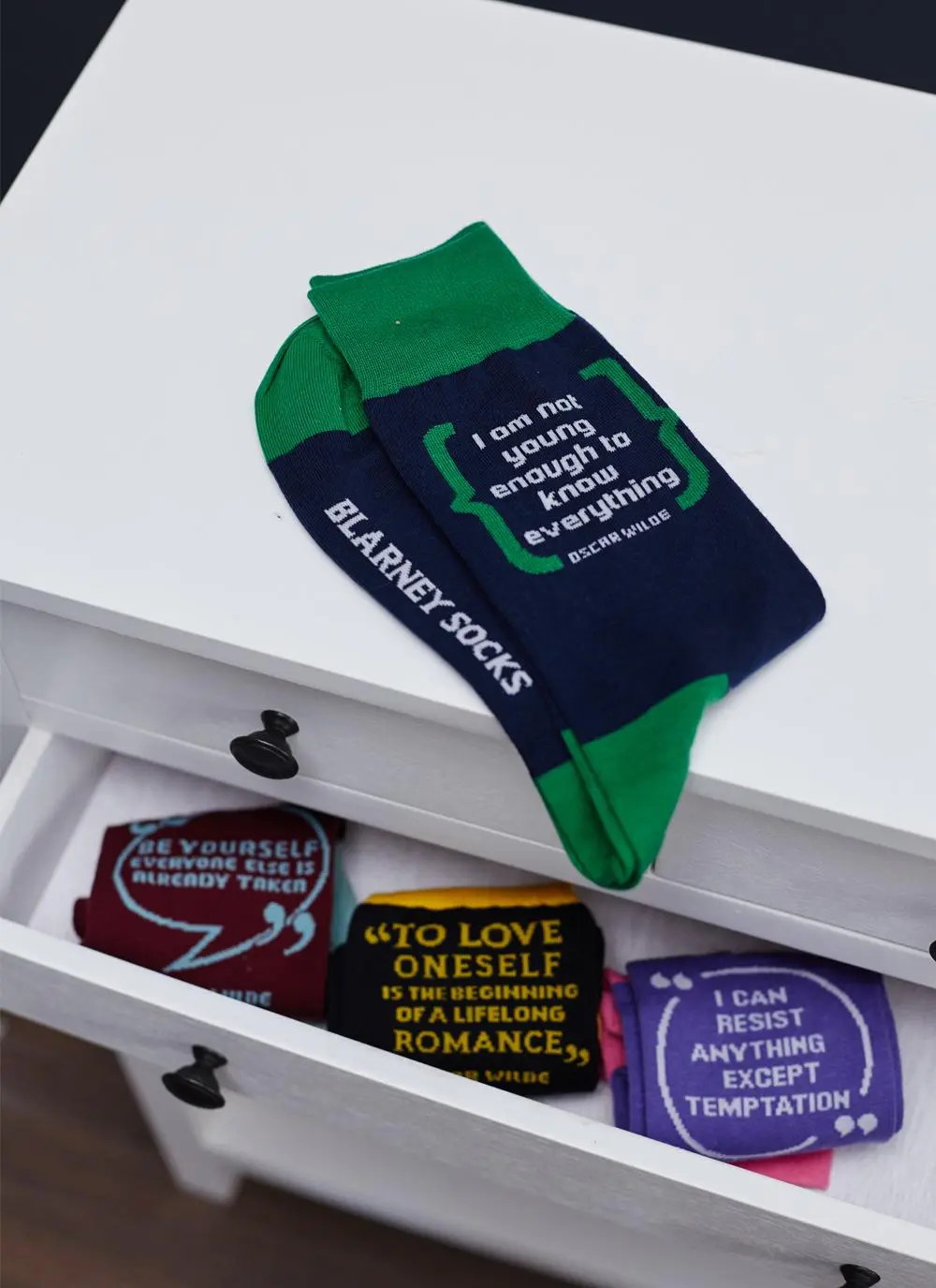 Set of 4 Men's Oscar Wilde Socks
