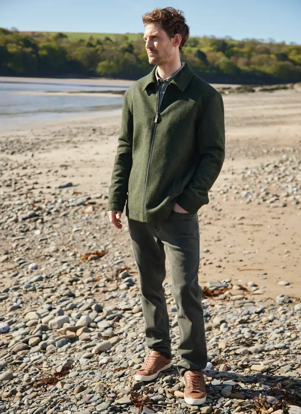 Overcheck Donegal Sports Jacket in Olive