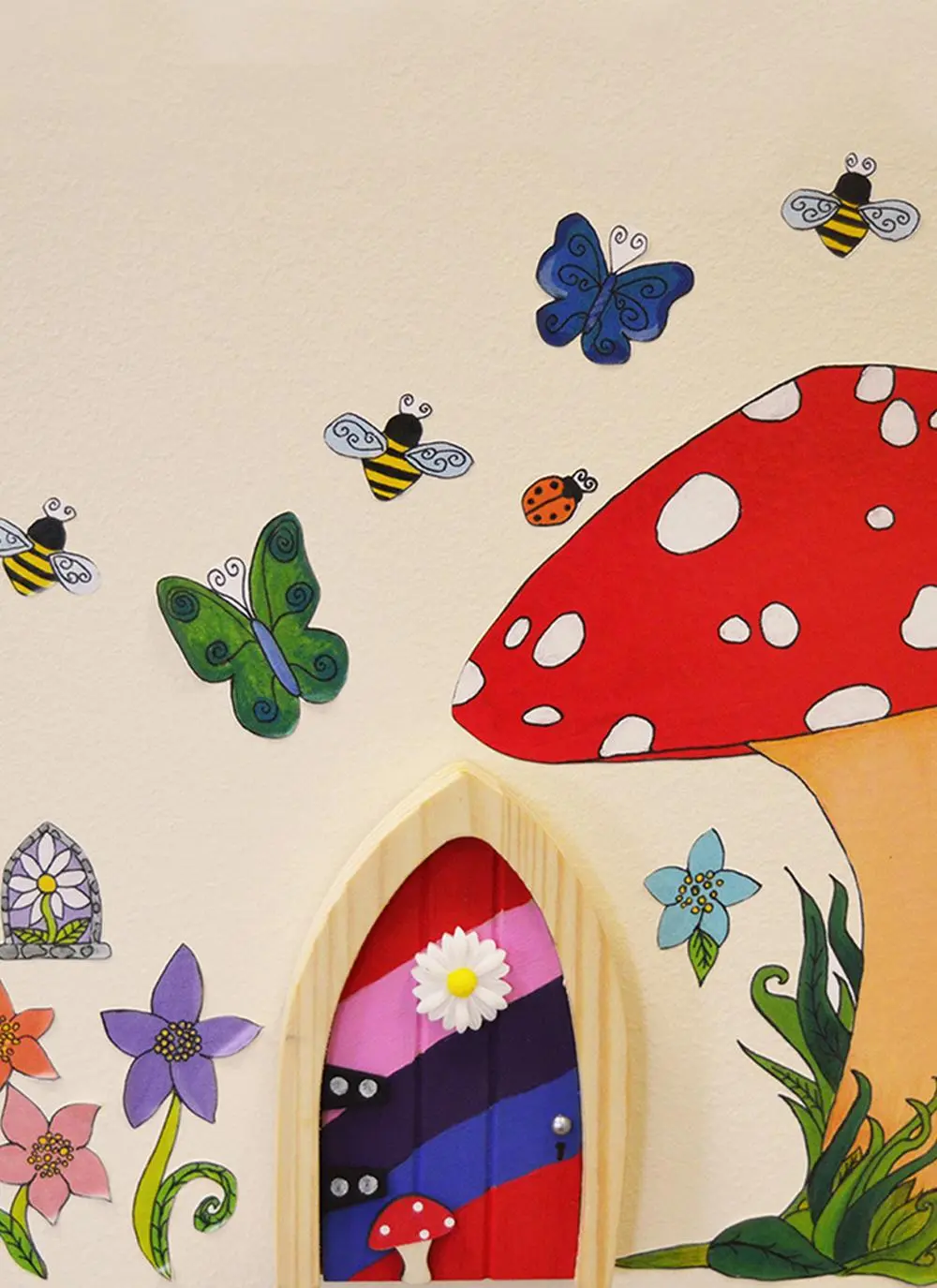 Paint Your Own Irish Fairy Door Set
