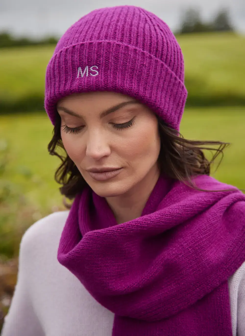 Personalized Cashmere Wool Beanie
