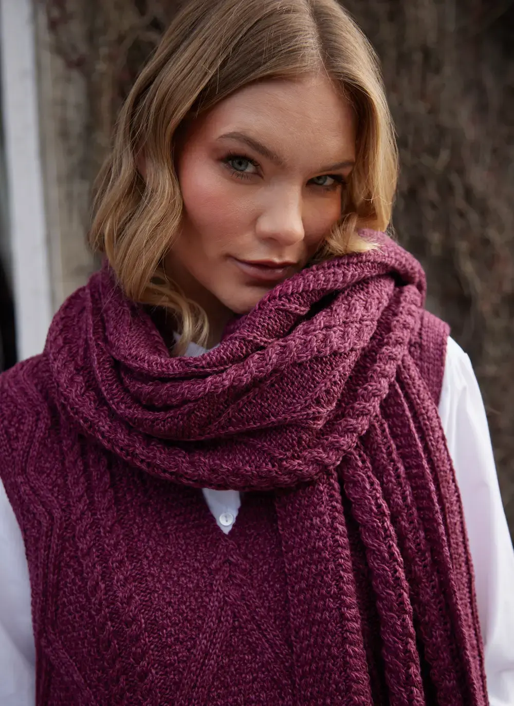 Personalized Tree of Life Scarf