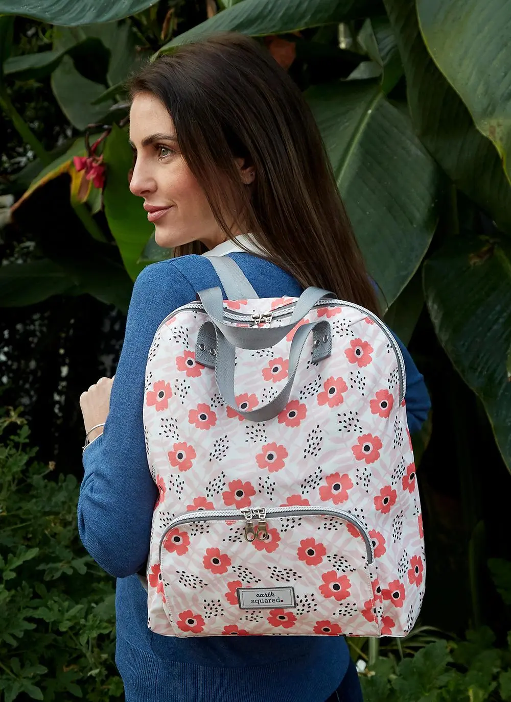 Poppy Pink Oil Cloth Backpack
