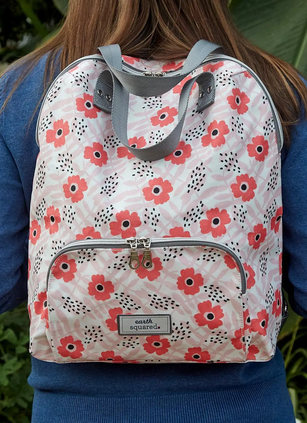 Poppy Pink Oil Cloth Backpack