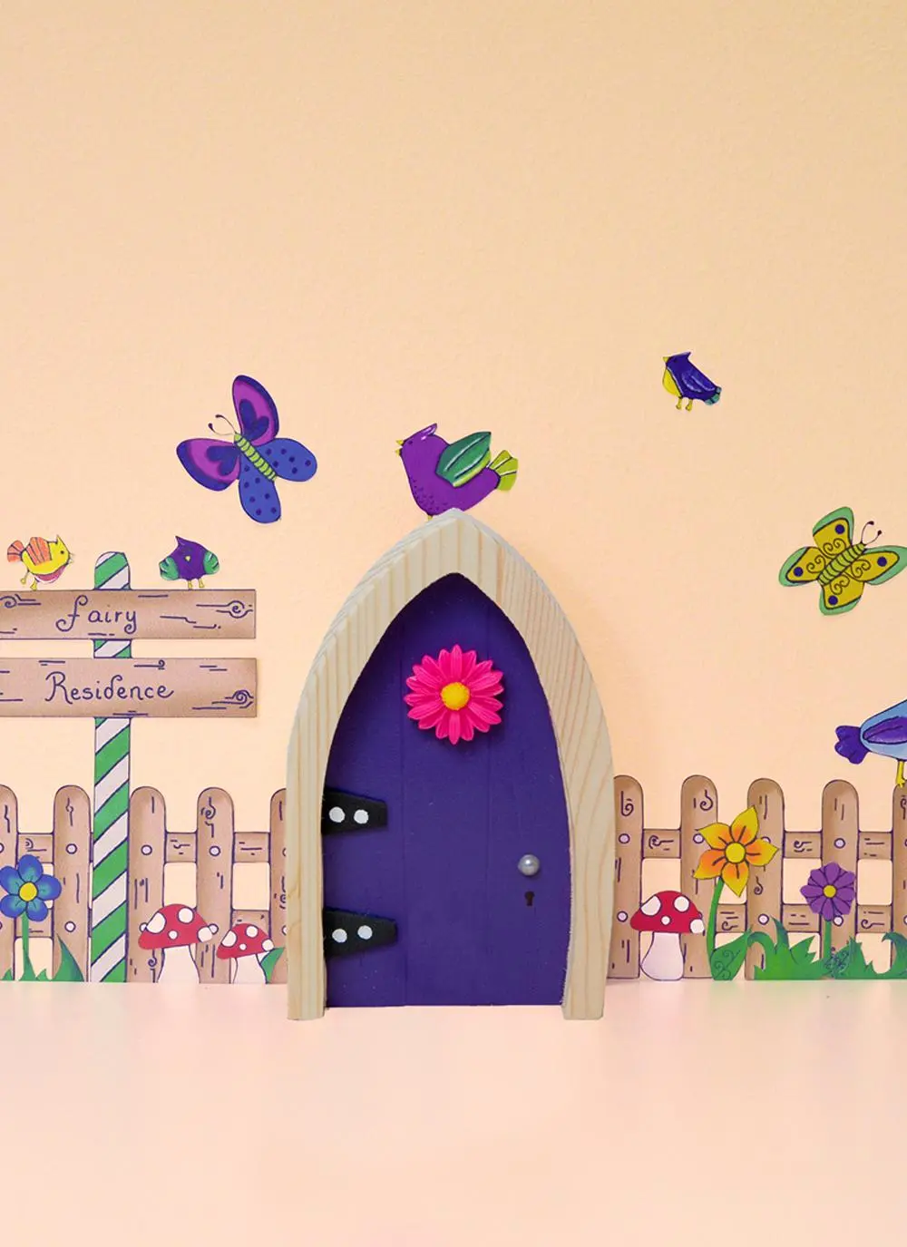 Irish Fairy Door - Purple