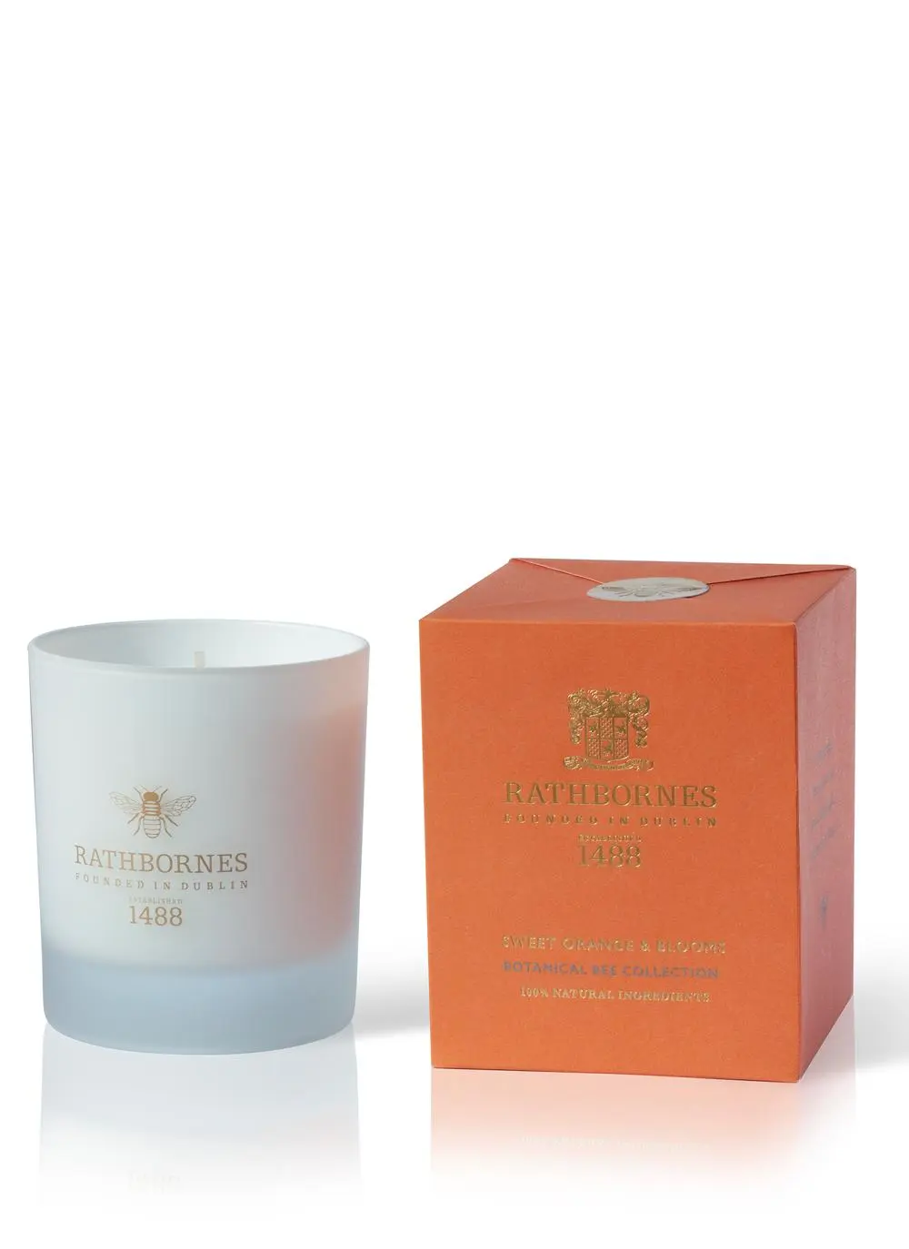 Sweet Orange & Blooms Botanical Bee Candle