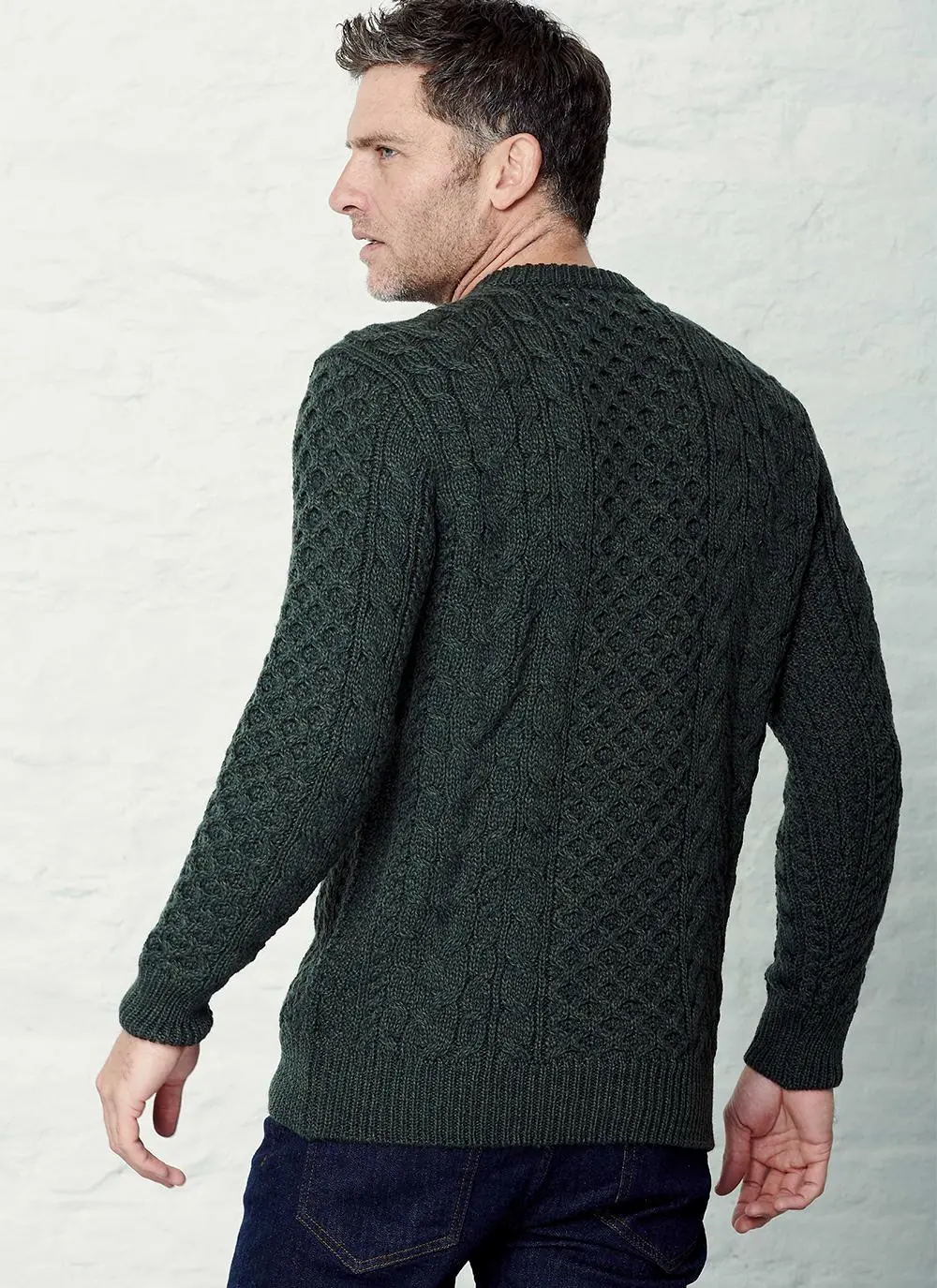 Robin Crew Neck Aran Sweater