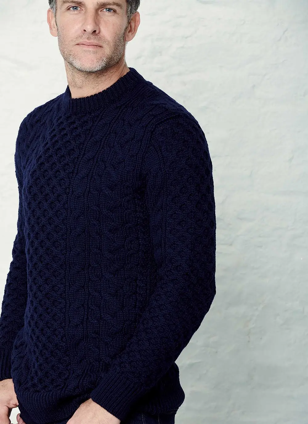 Robin Crew Neck Aran Sweater