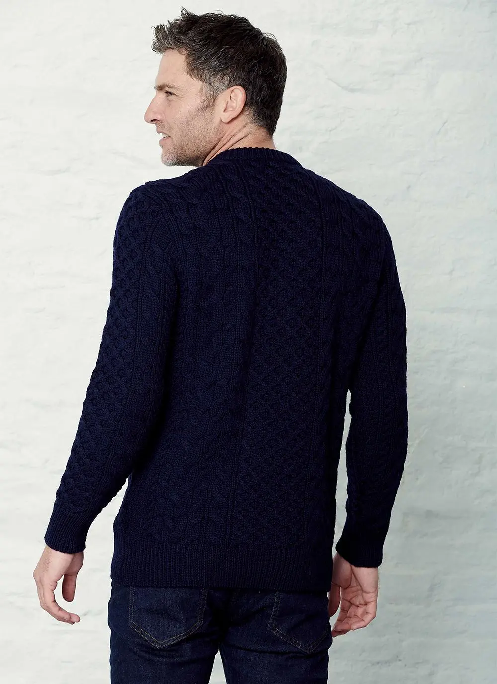 Robin Crew Neck Aran Sweater