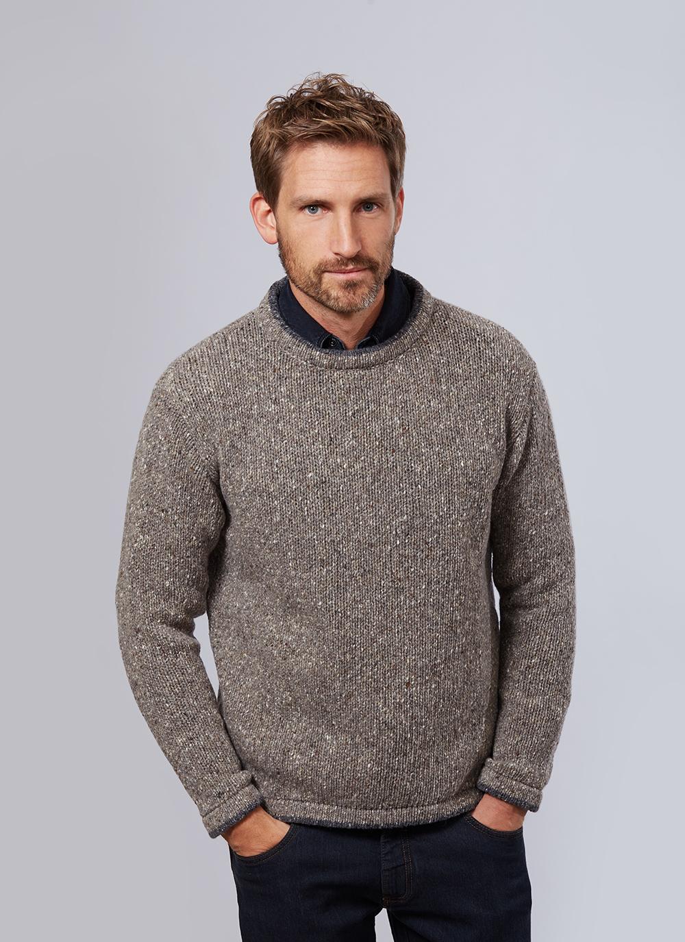 Wool Cashmere Roundstone Sweater | Blarney