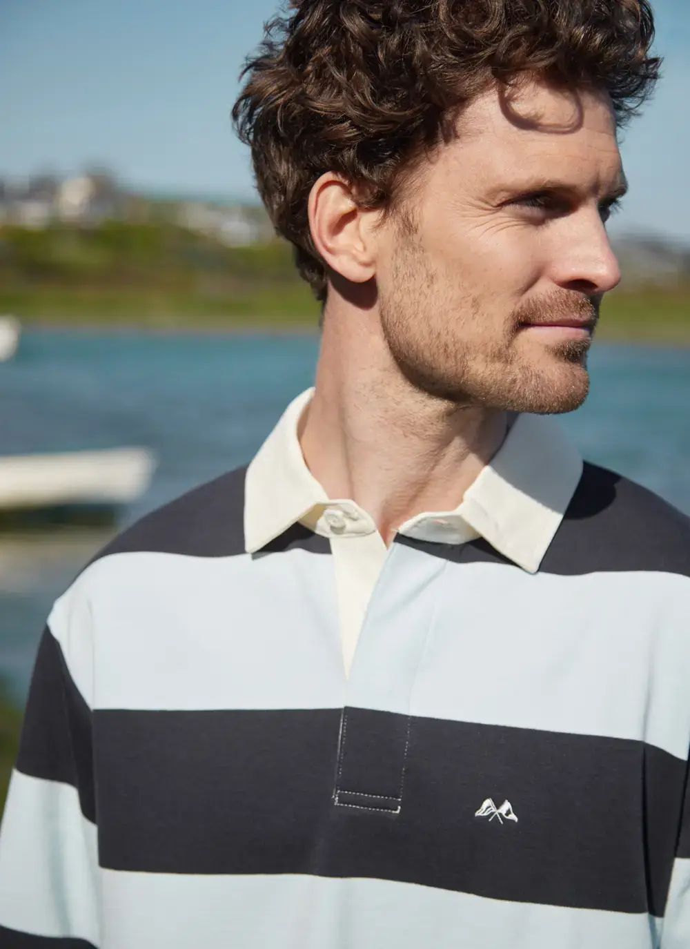 Rugby Stripe Polo Shirt