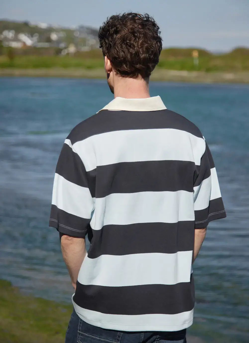 Rugby Stripe Polo Shirt
