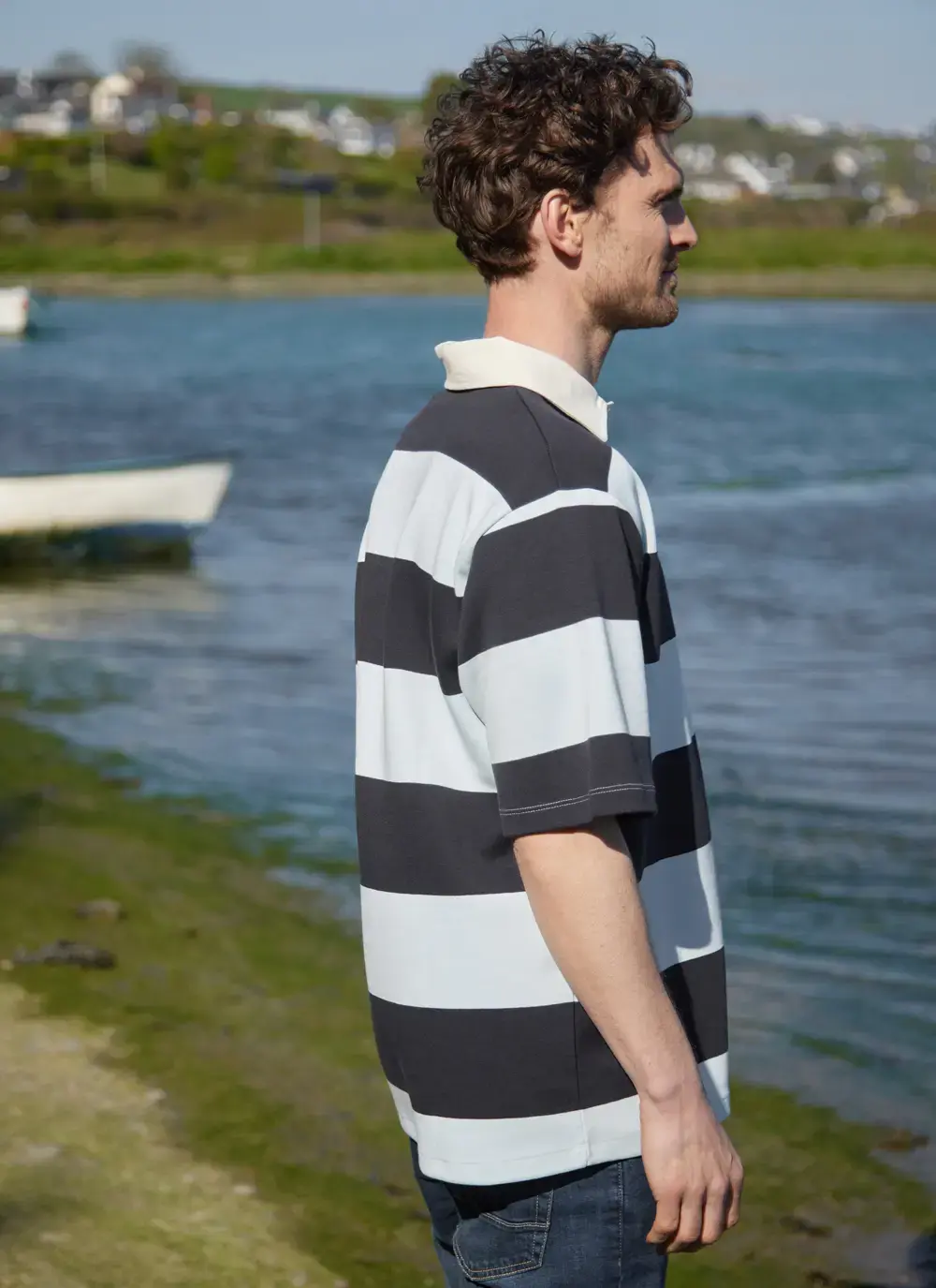 Rugby Stripe Polo Shirt