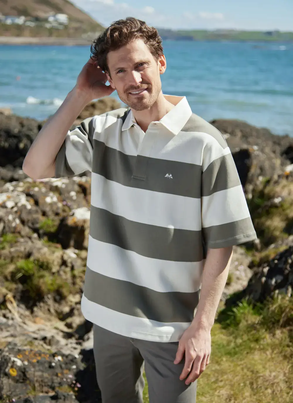 Rugby Stripe Polo Shirt