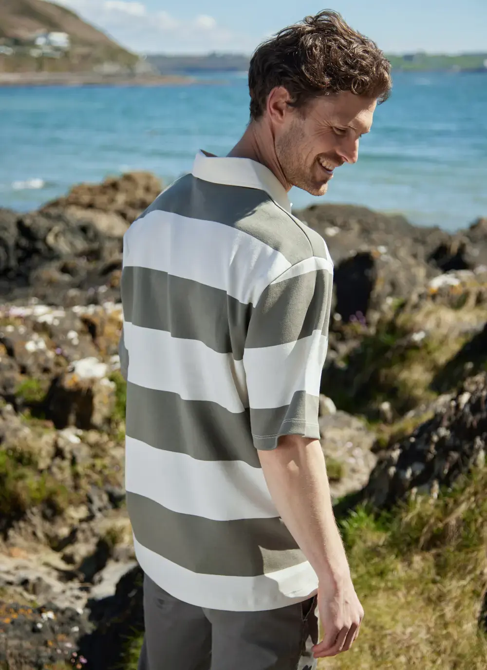 Rugby Stripe Polo Shirt