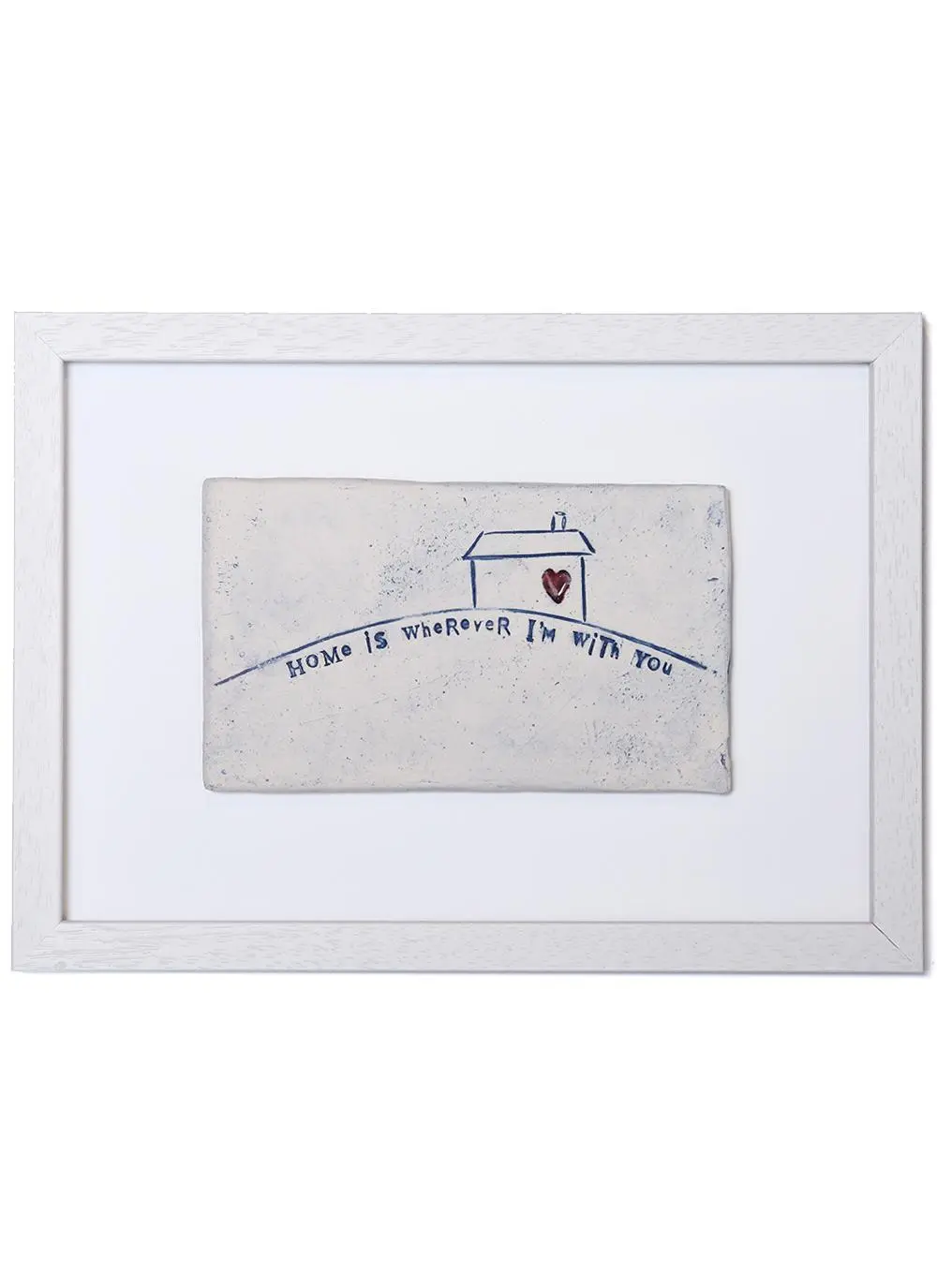 Home Is Wherever I'm With You Framed Tile