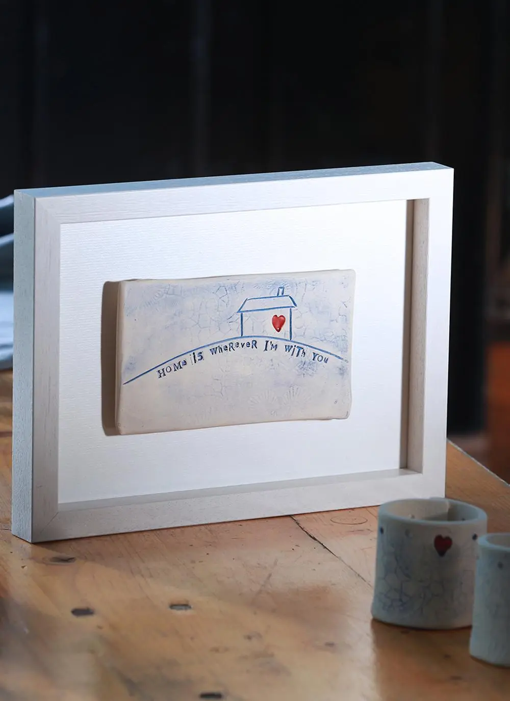 Home Is Wherever I'm With You Framed Tile