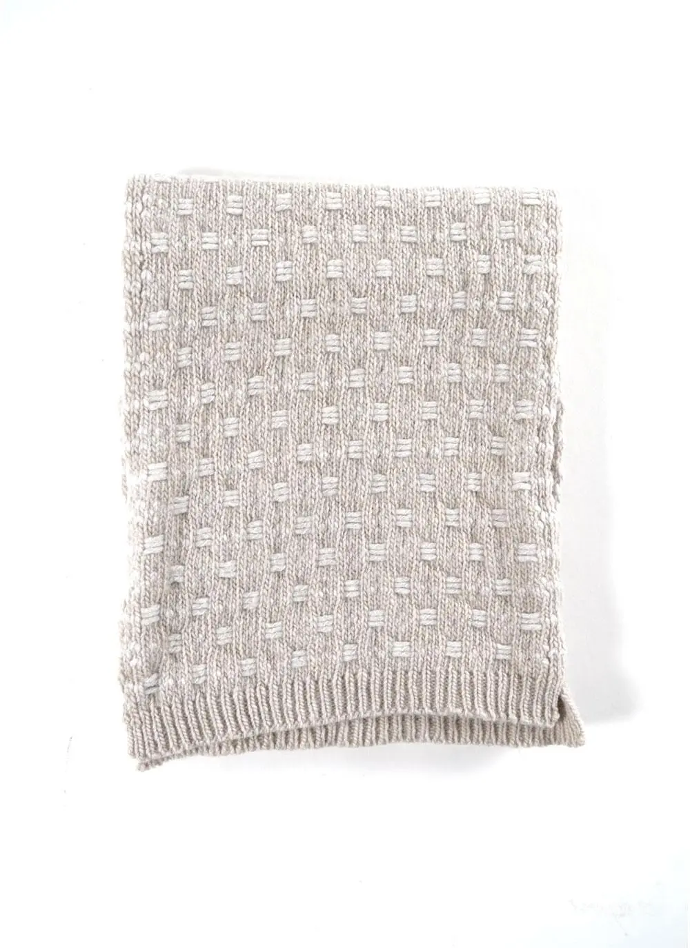 Fisherman Scarf Float Stitch Oatmeal
