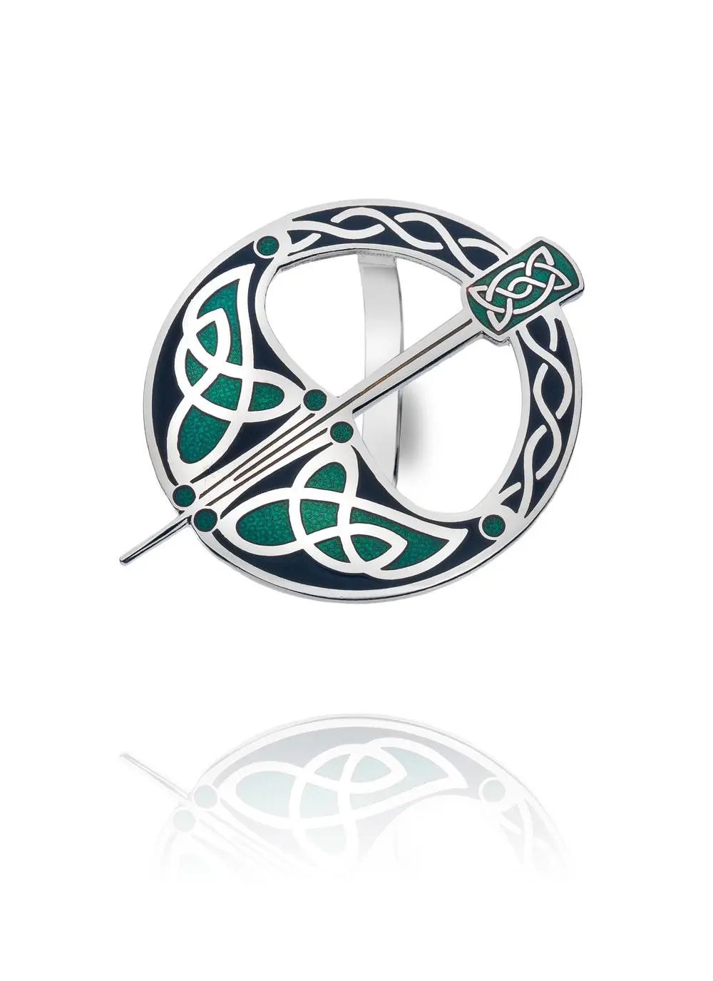 Durven Schuine streep De andere dag Celtic Enamel Tara Scarf Ring | Blarney