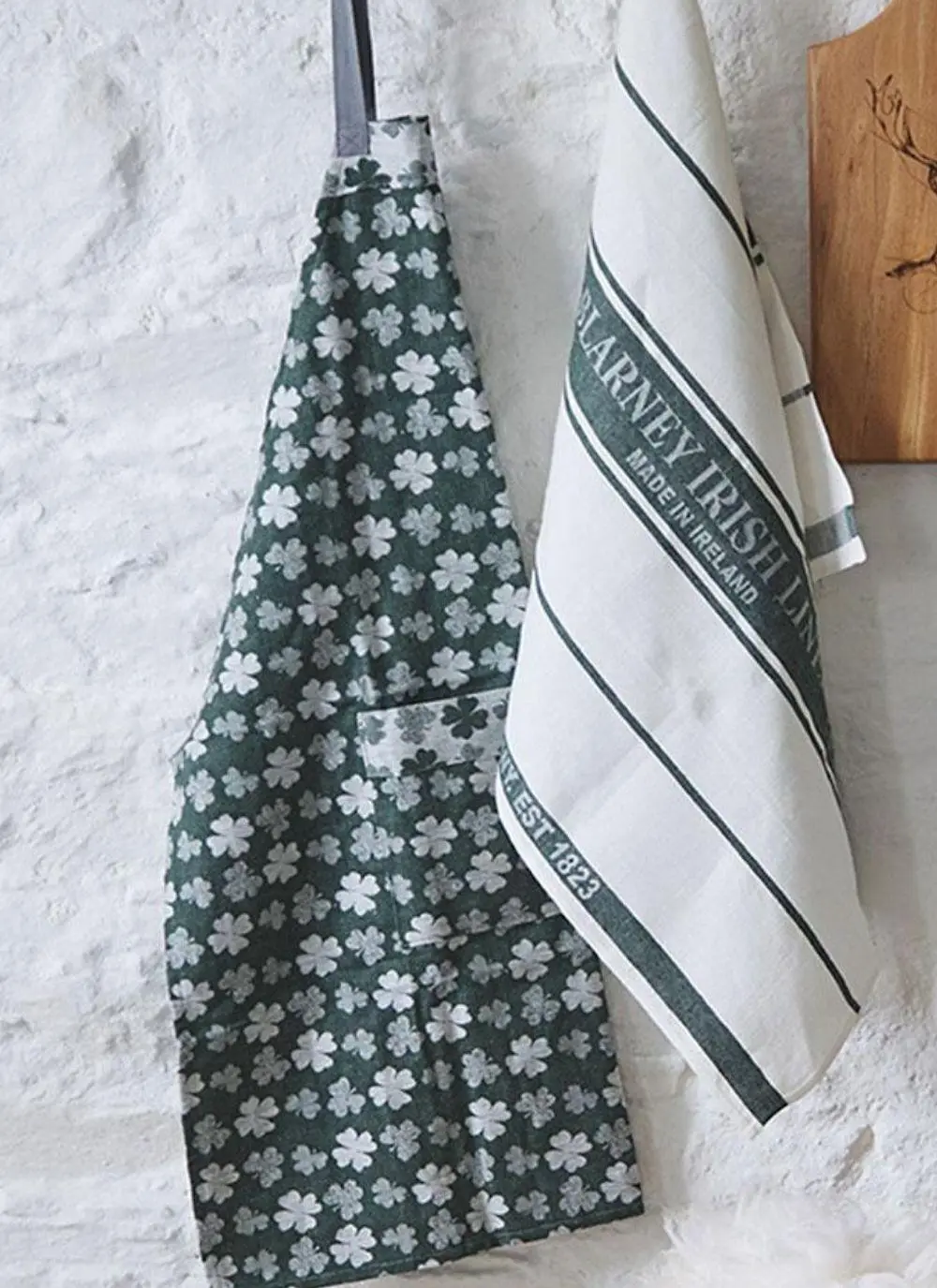 Shamrock Cotton Linen Apron