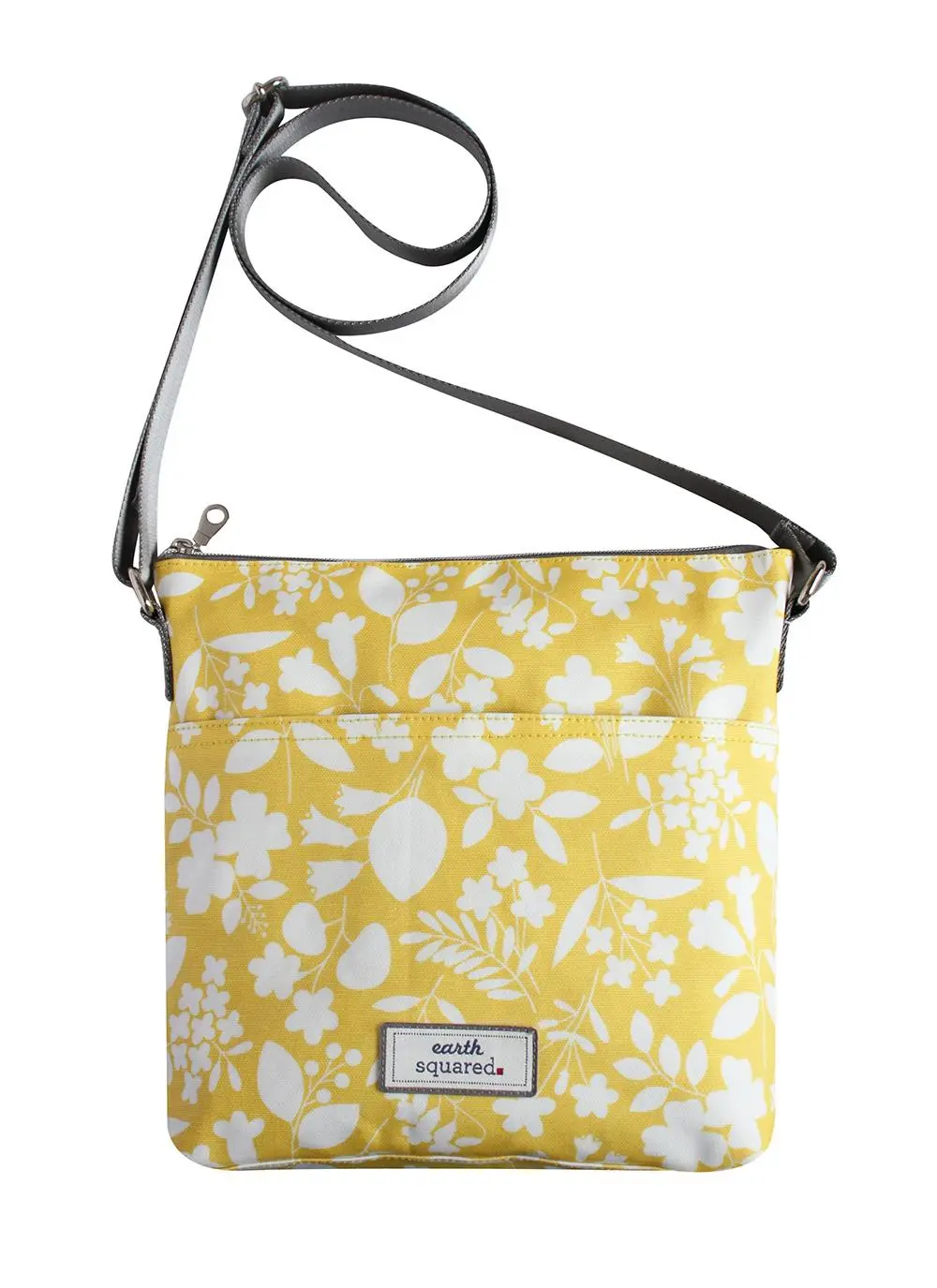Sherbet Yellow Oil Cloth Messenger Bag