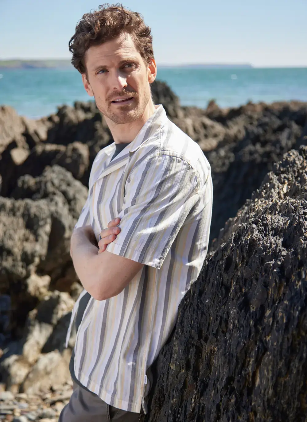 Short Sleeved Striped Shirt