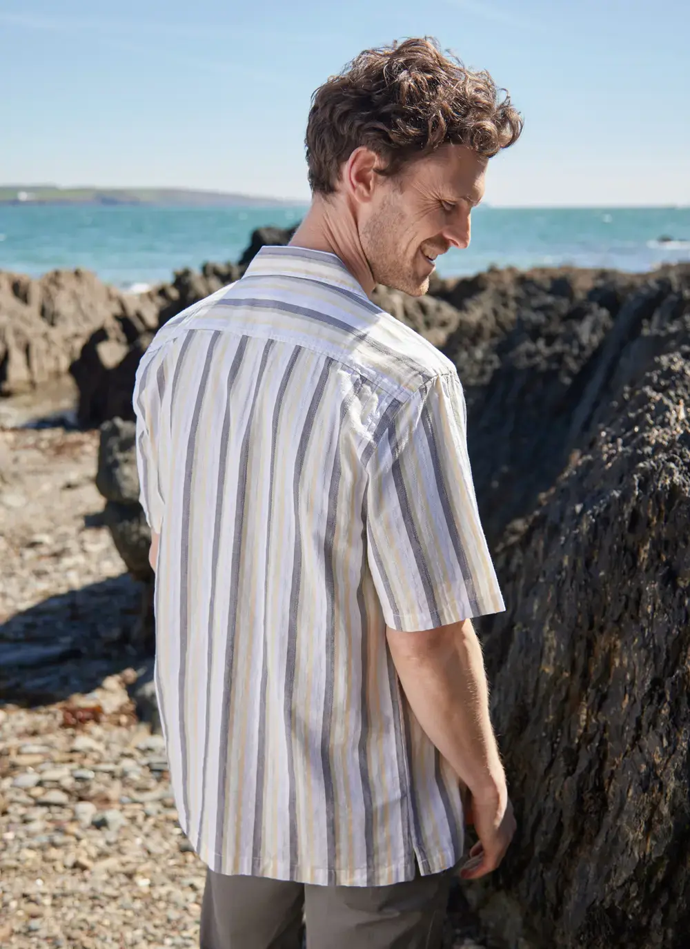 Short Sleeved Striped Shirt