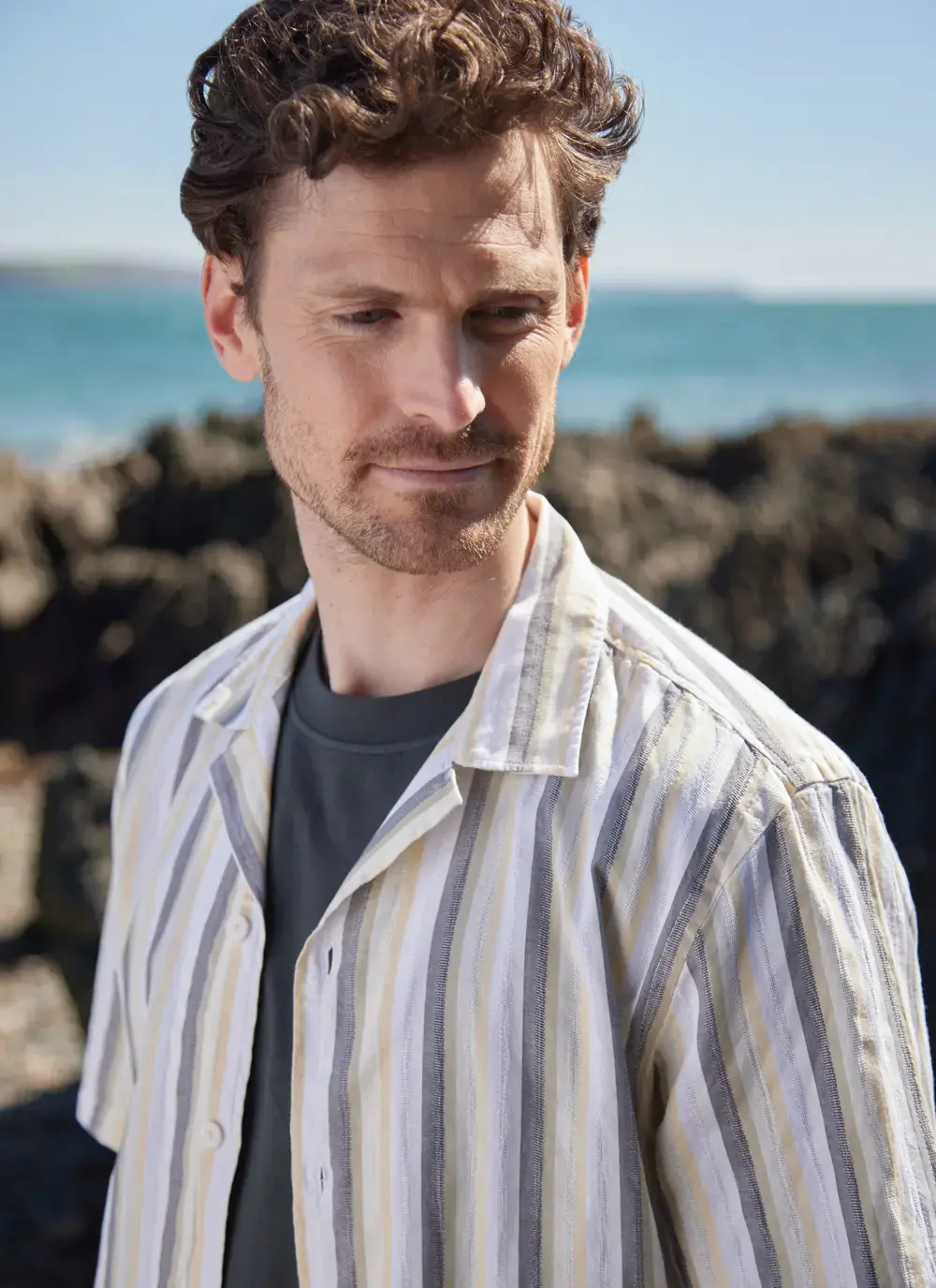 Short Sleeved Striped Shirt