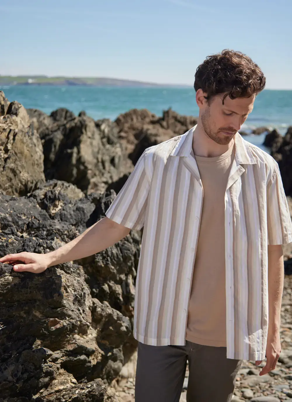 Short Sleeved Striped Shirt