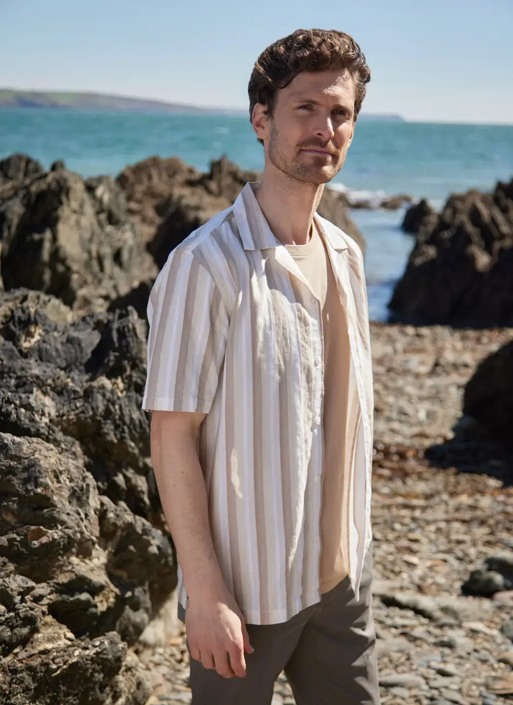 Short Sleeved Striped Shirt