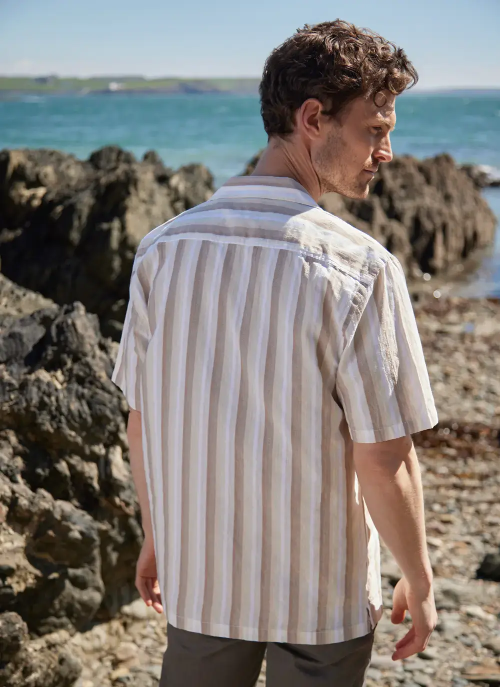 Short Sleeved Striped Shirt