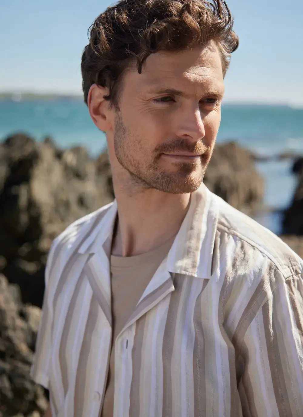 Short Sleeved Striped Shirt