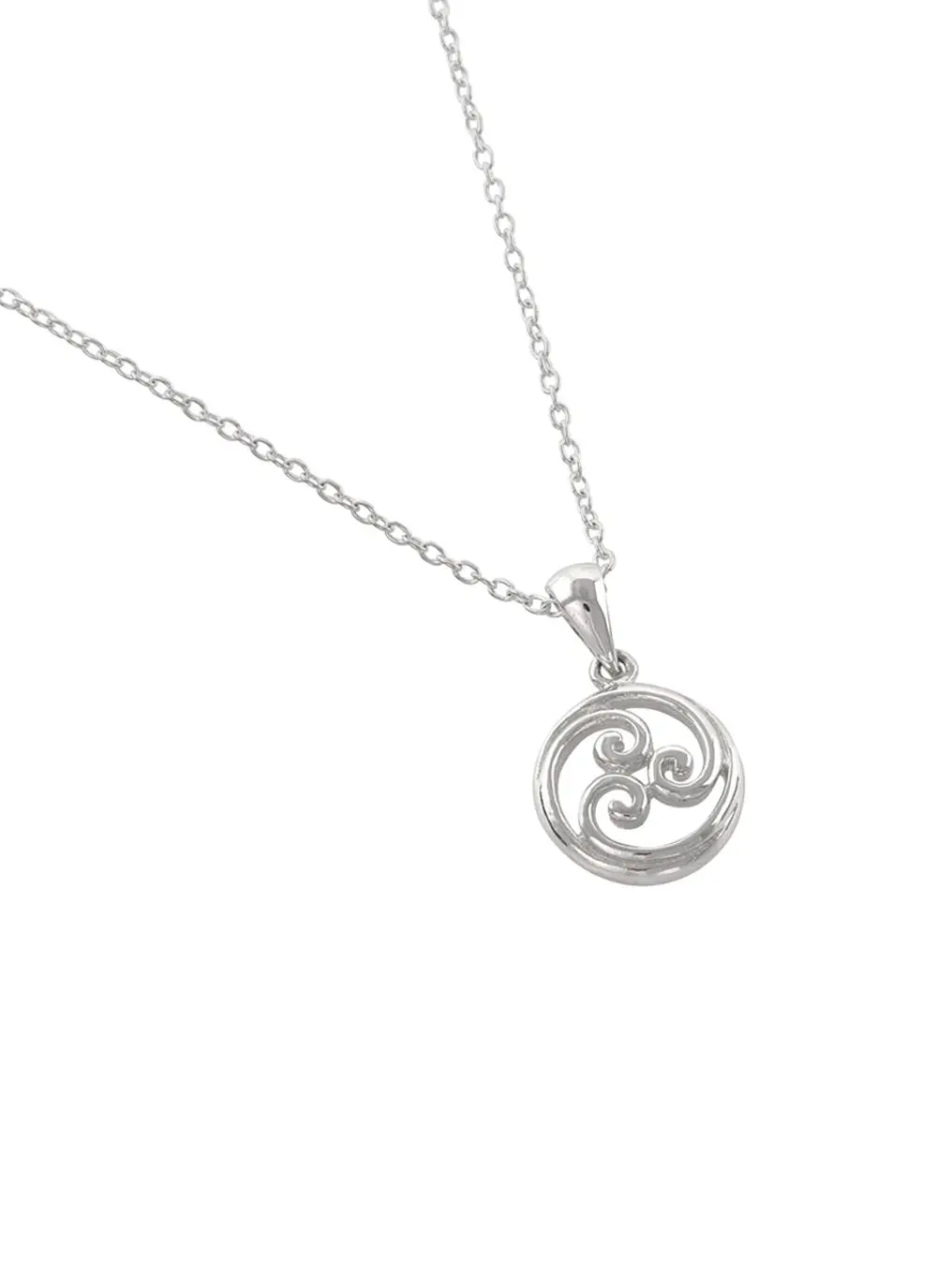 Sterling Silver Celtic Scroll Pendant