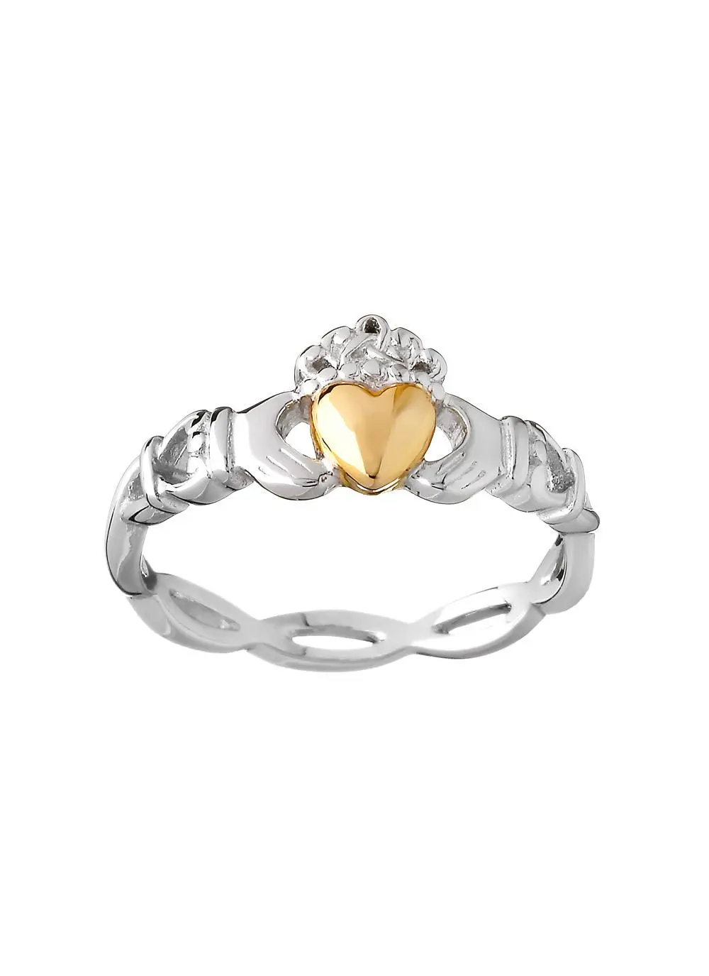 Sterling Silver and Gold Ring | Blarney