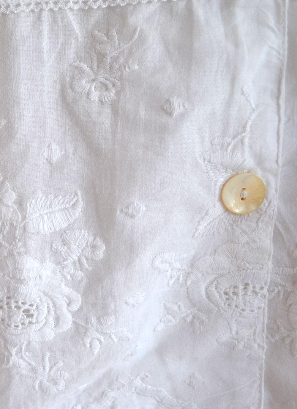 Julia Cotton Pajamas White | Blarney