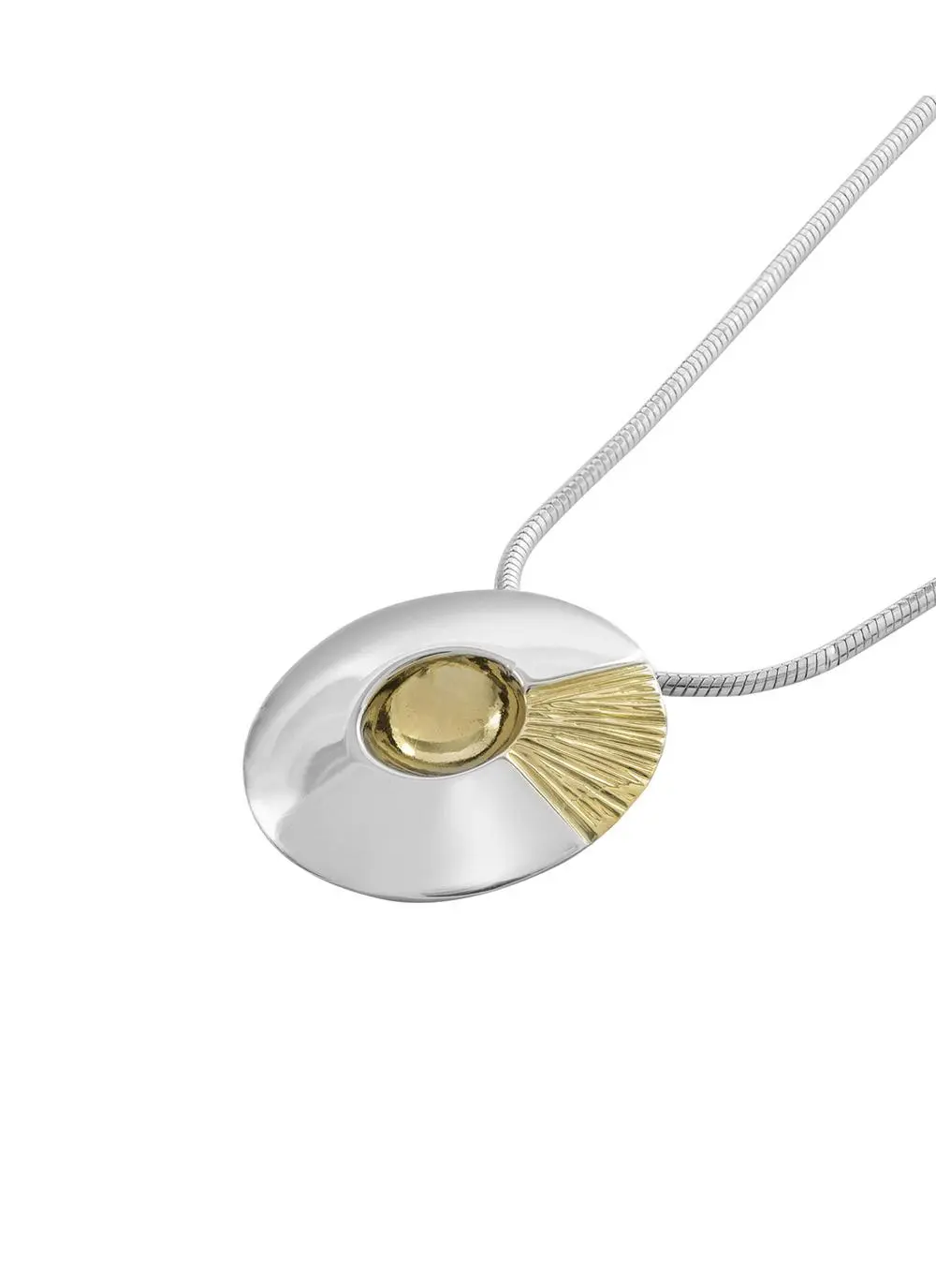 Sterling Silver & 18K Gold Vermeil Soilse 1 Pendant	