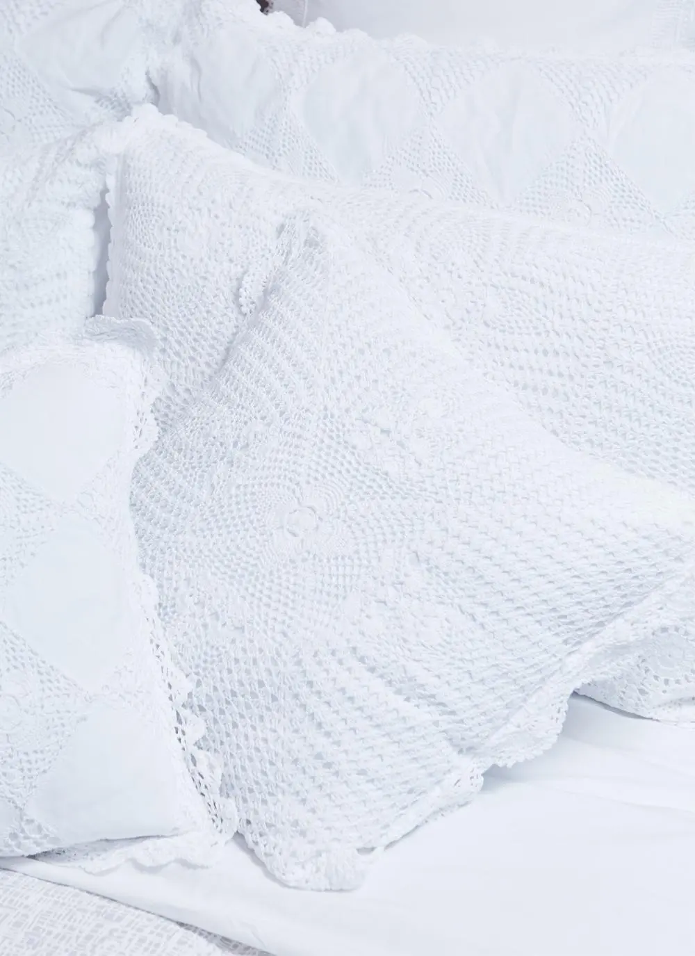 Star Crochet Cushion Cover Set of 2
