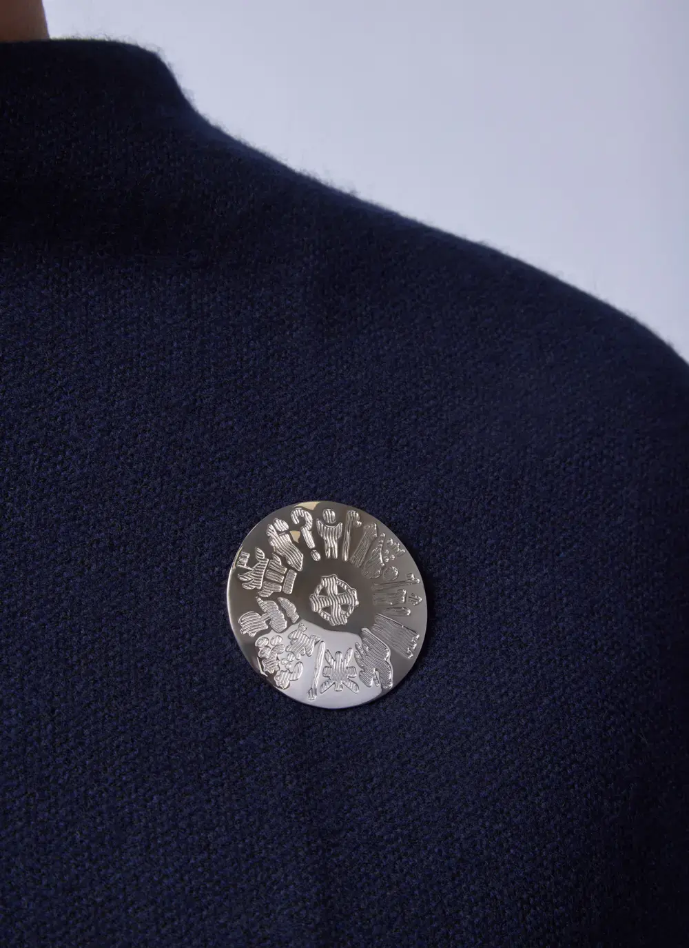 Sterling Silver History Of Ireland Brooch