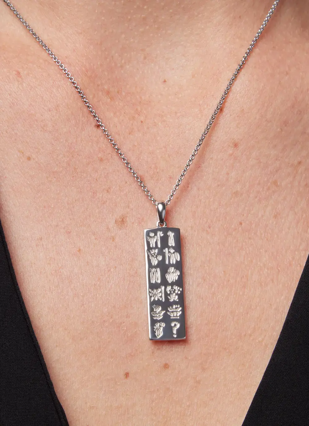 Sterling Silver History Of Ireland Ingot Pendant 