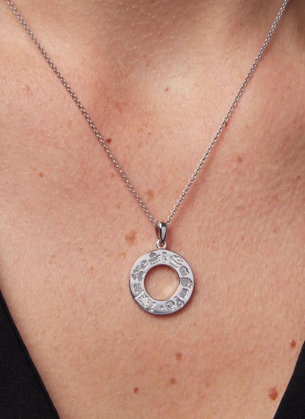 Sterling Silver History of Ireland Pendant