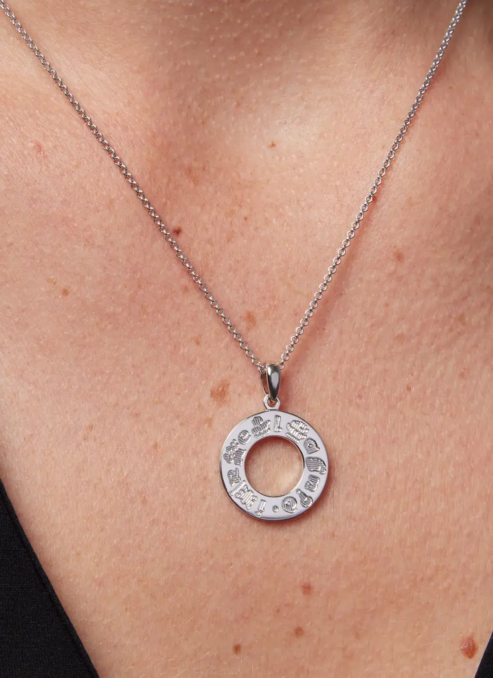 Sterling Silver History of Ireland Pendant