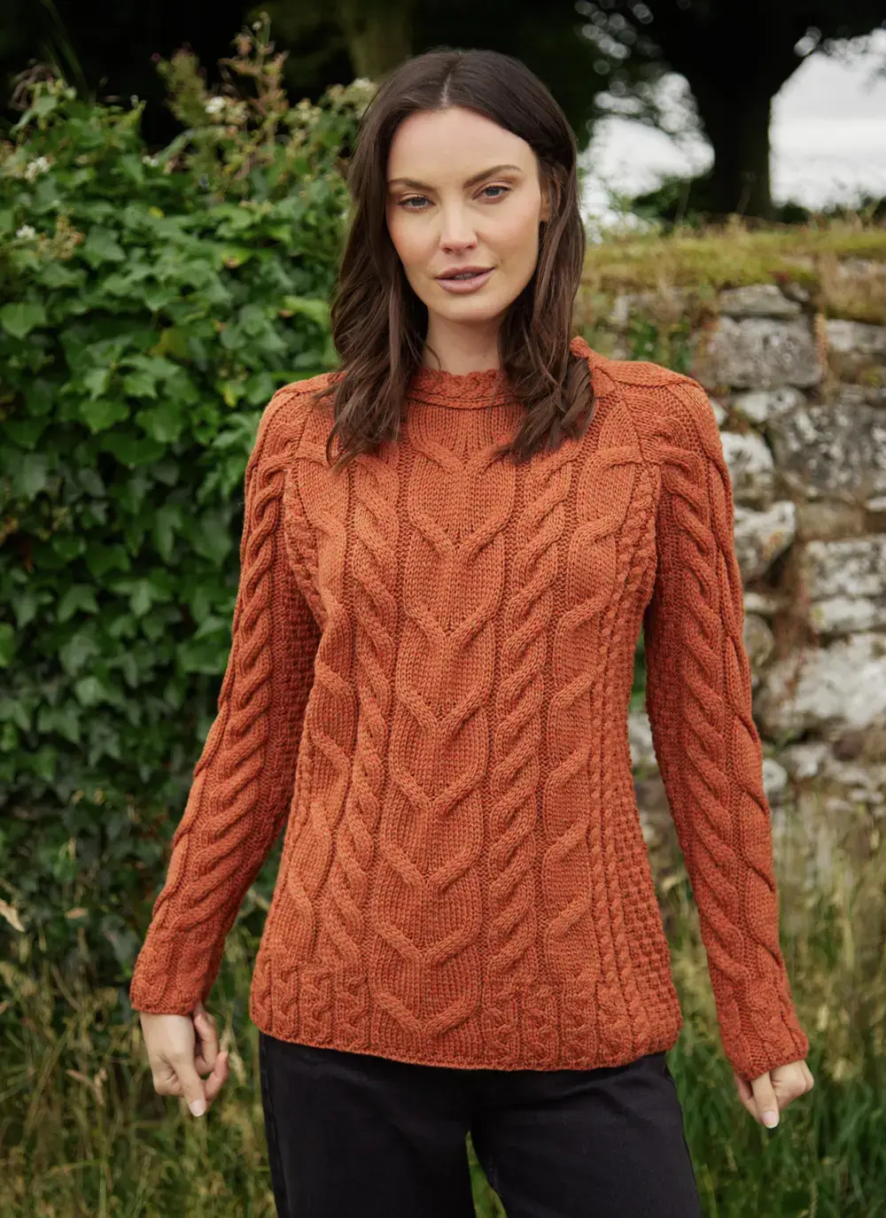 Supersoft Aran Cable Sweater