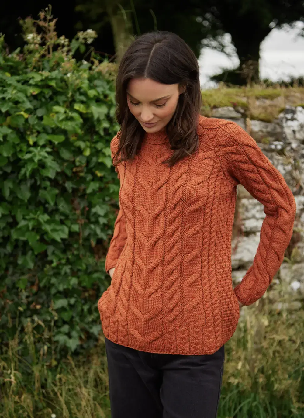 Supersoft Aran Cable Sweater