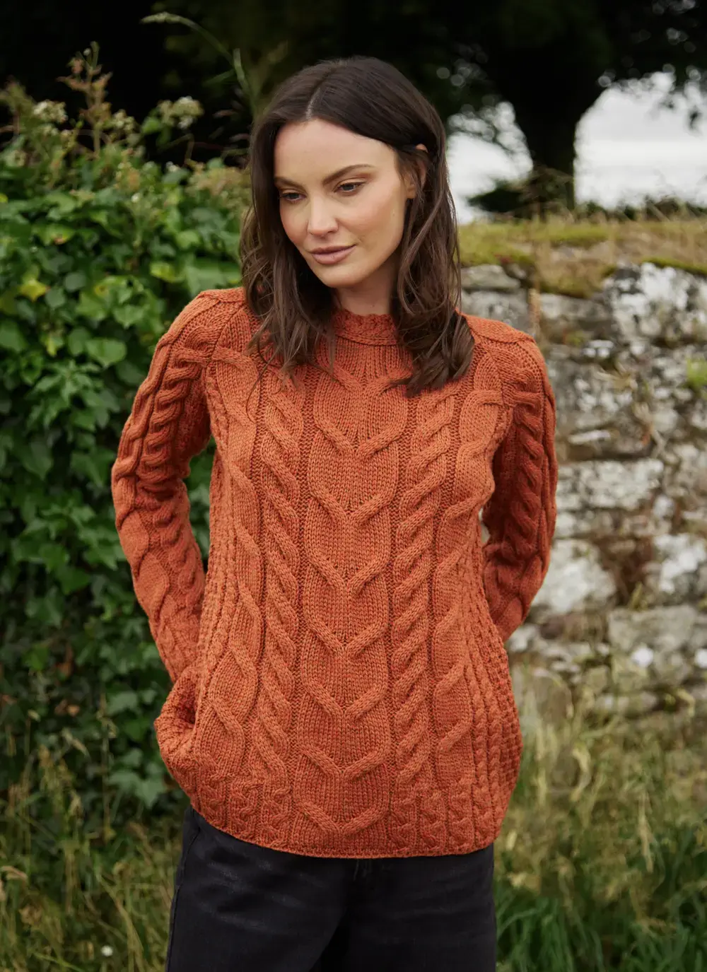 Supersoft Aran Cable Sweater
