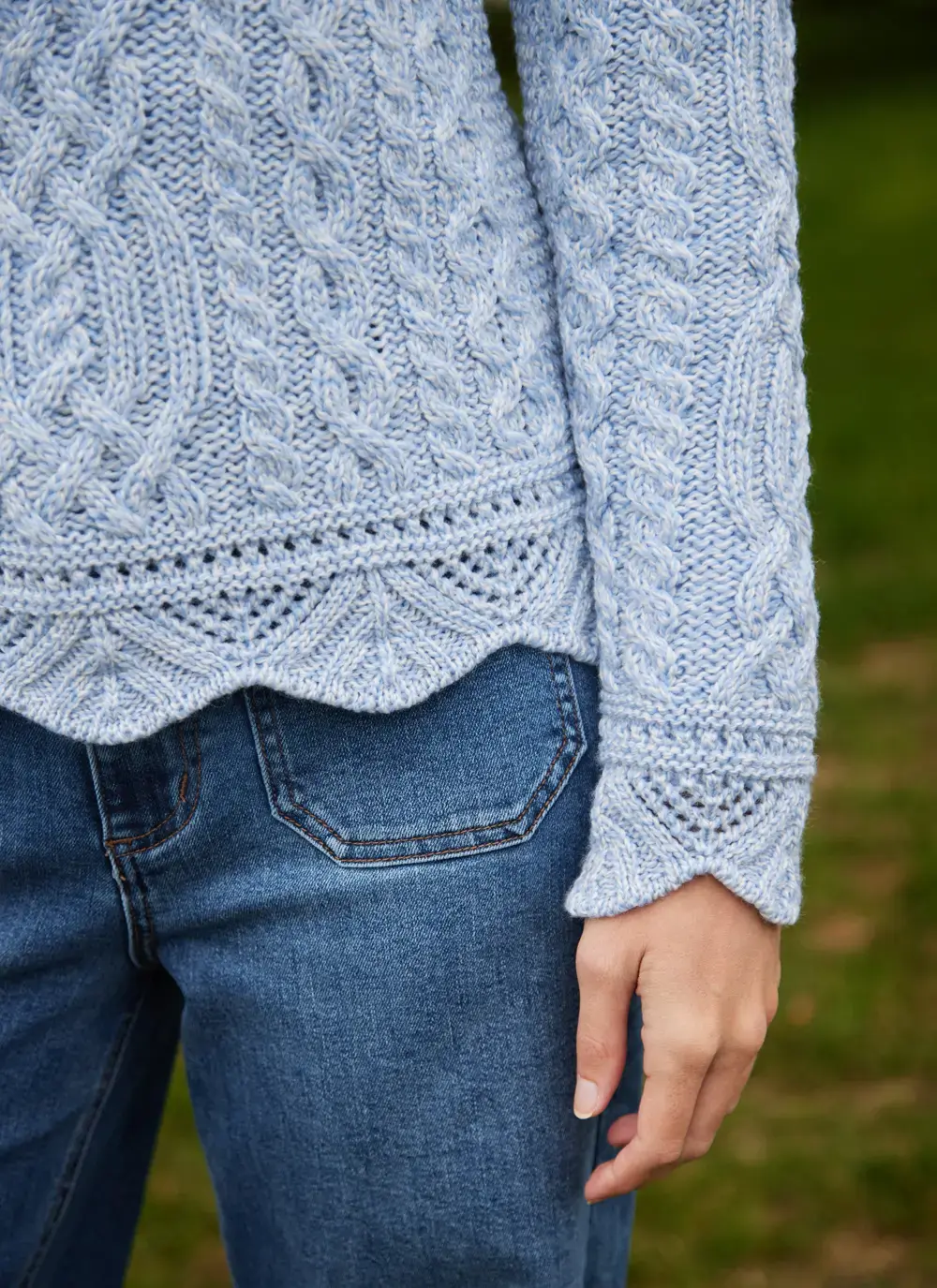 Supersoft Scallop Sweater