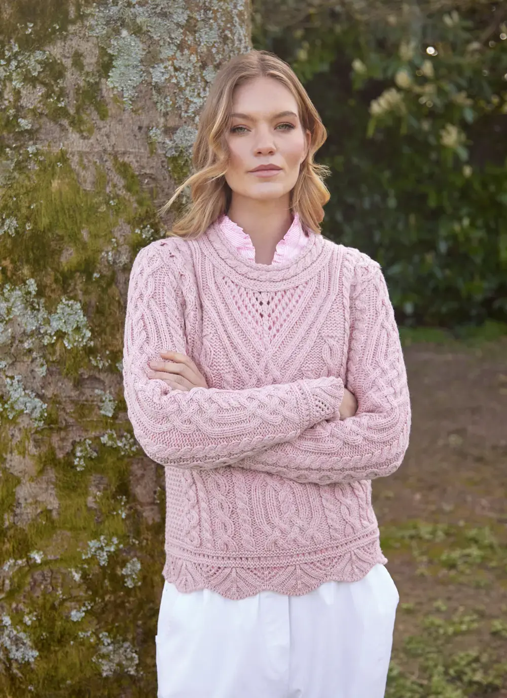 Supersoft Scallop Sweater