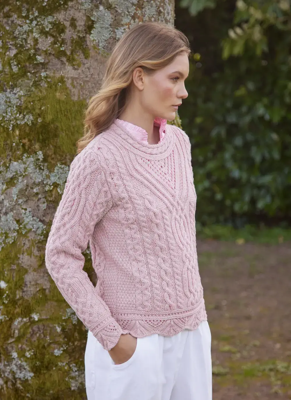 Supersoft Scallop Sweater