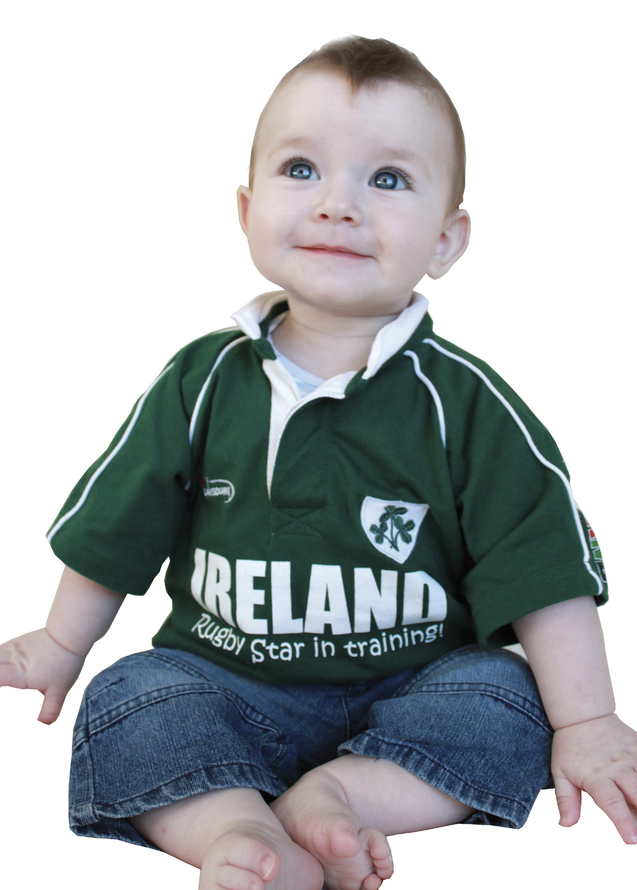 baby irish rugby jersey