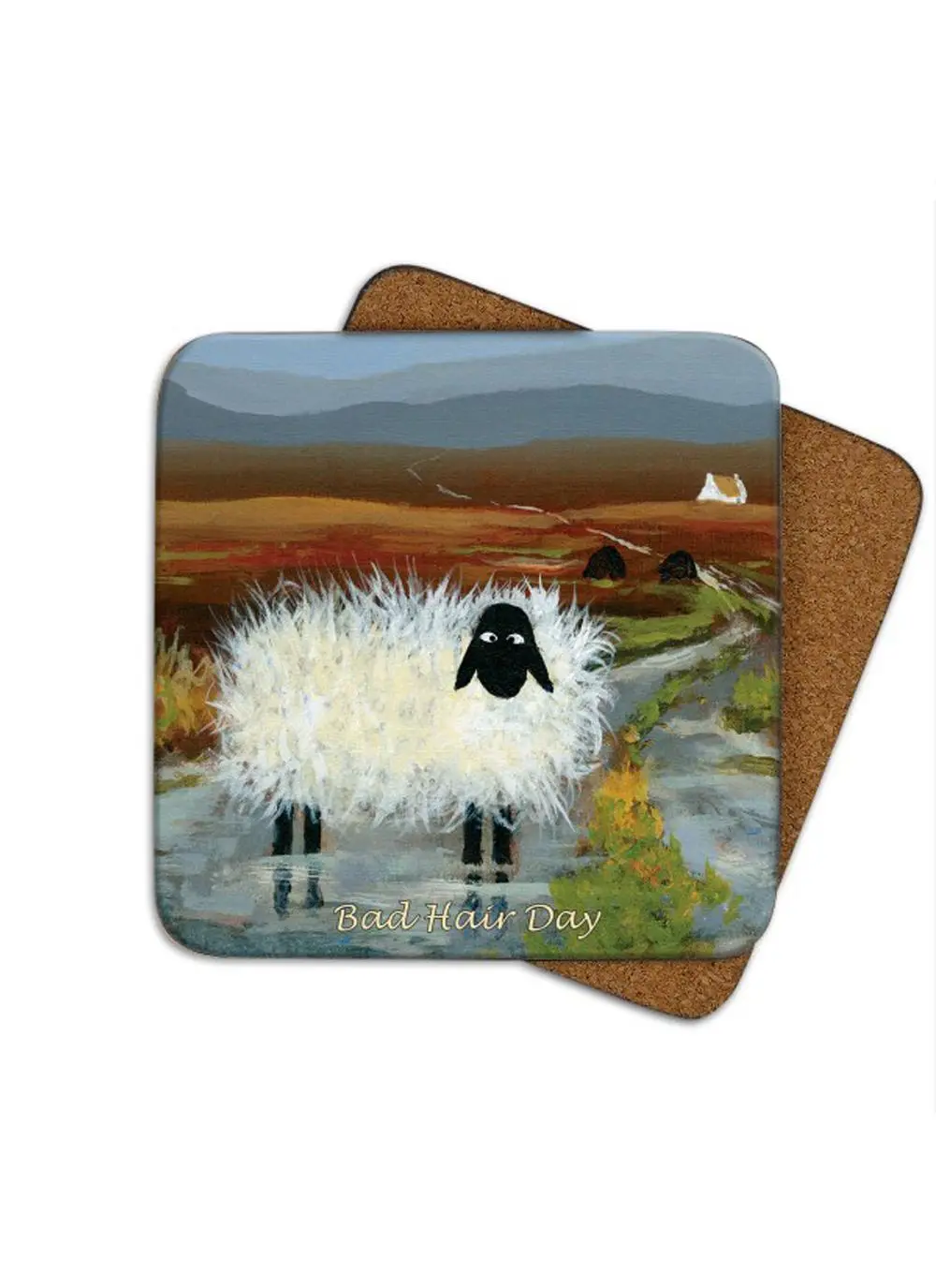 Baaad Hair Day Coasters Set of 4