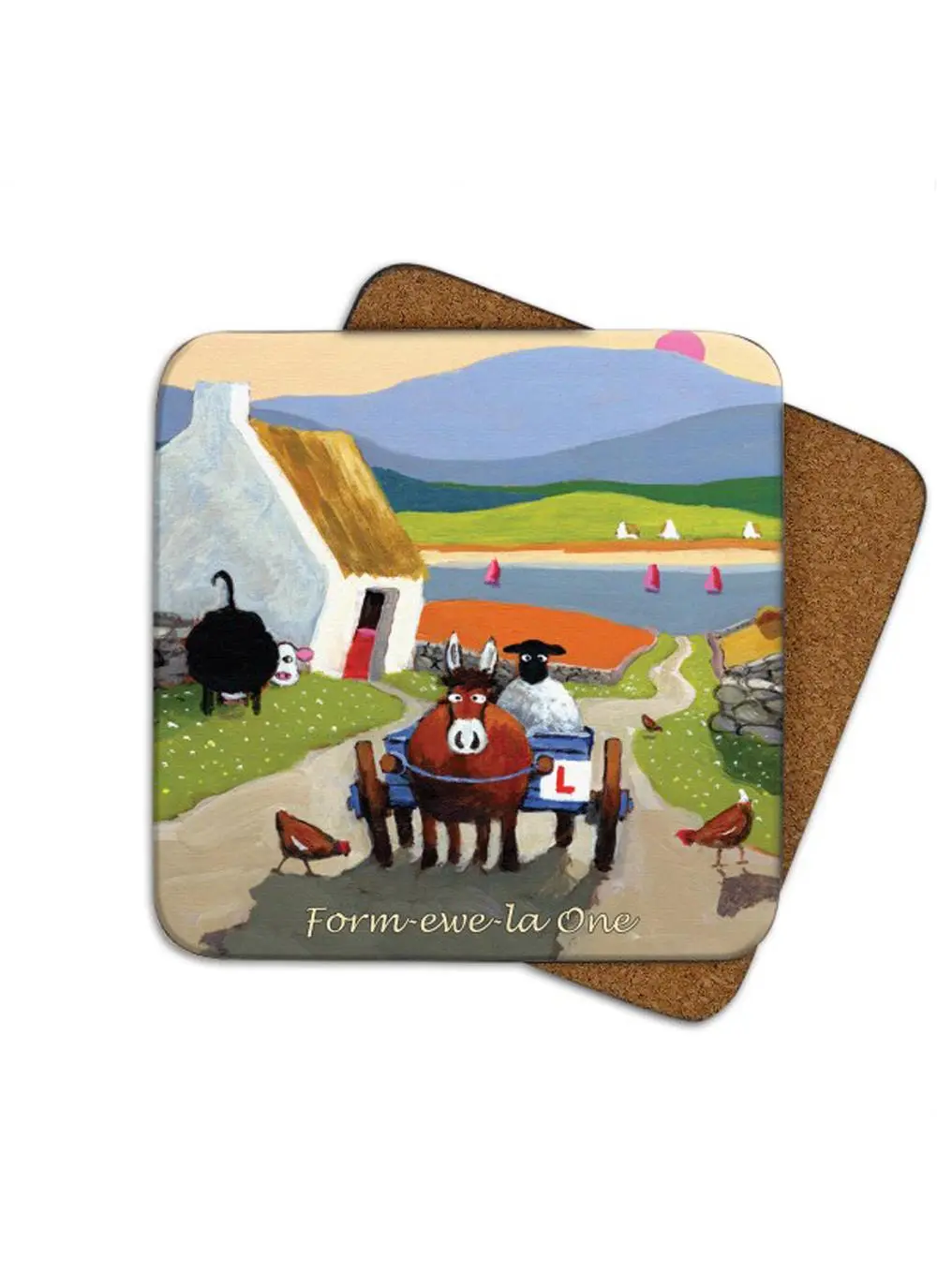 Form-Ewe-La One Coasters Set of 4