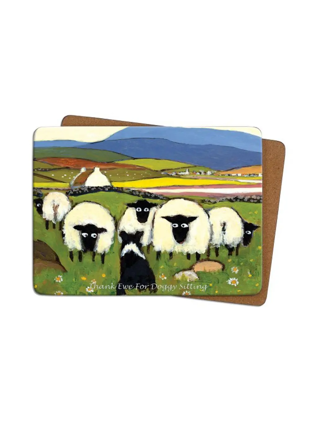 Thank Ewe For Doggy Sitting Placemats Set of 4